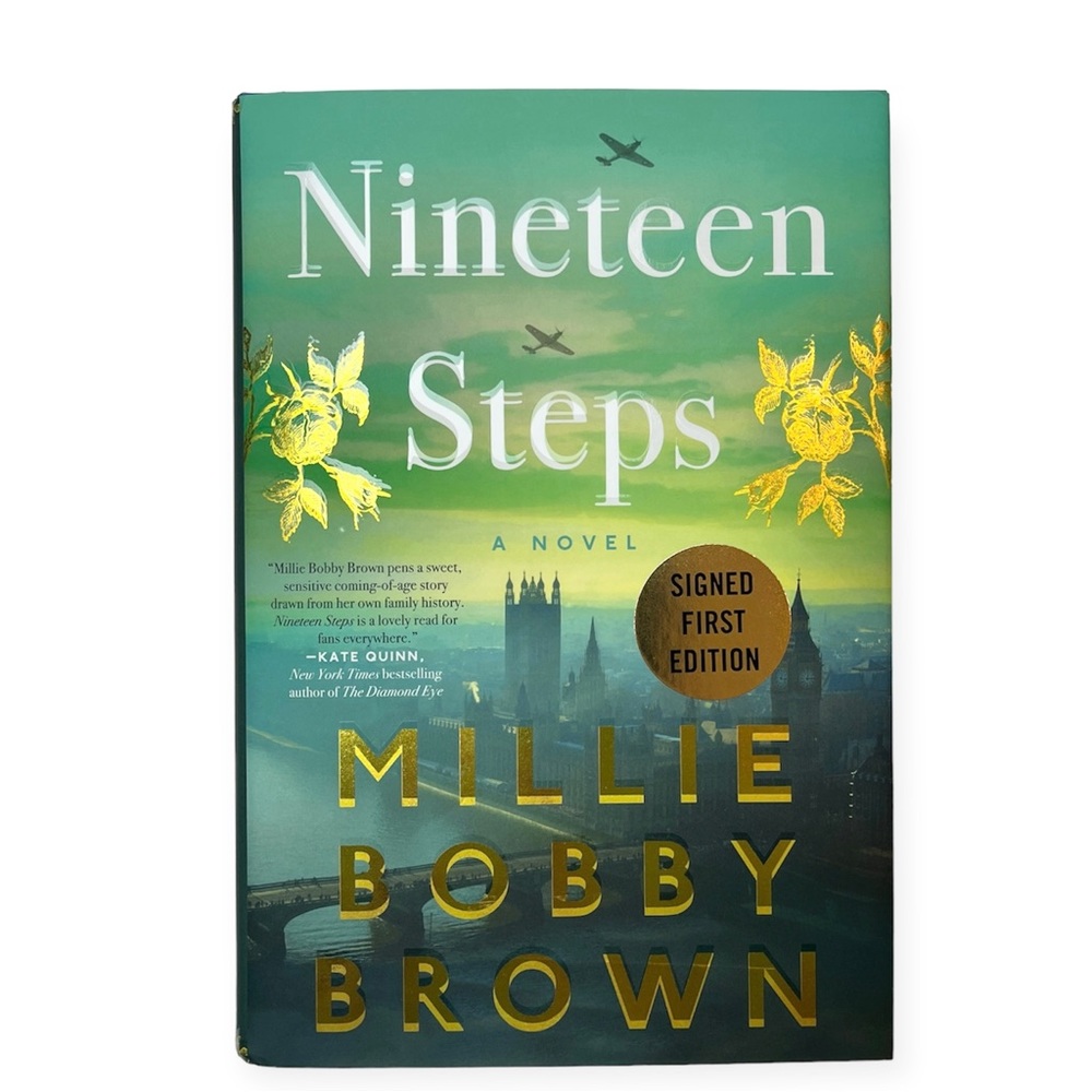 SIGNED Nineteen Steps By Millie Bobby Brown (2023 1st Ed HC) New